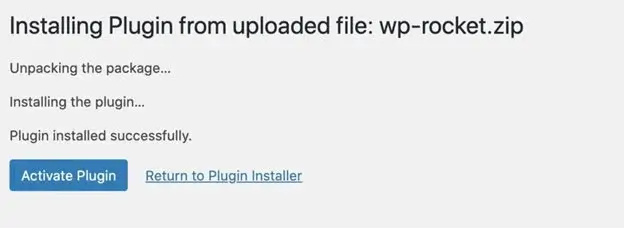 installing plugin